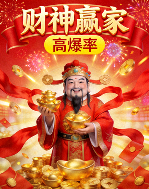 财神赢家吉祥喜庆元素主题高爆率游戏封面